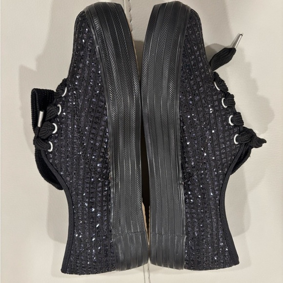 women's triple cvo sparkle grid sneaker black - Picture 10 of 14
